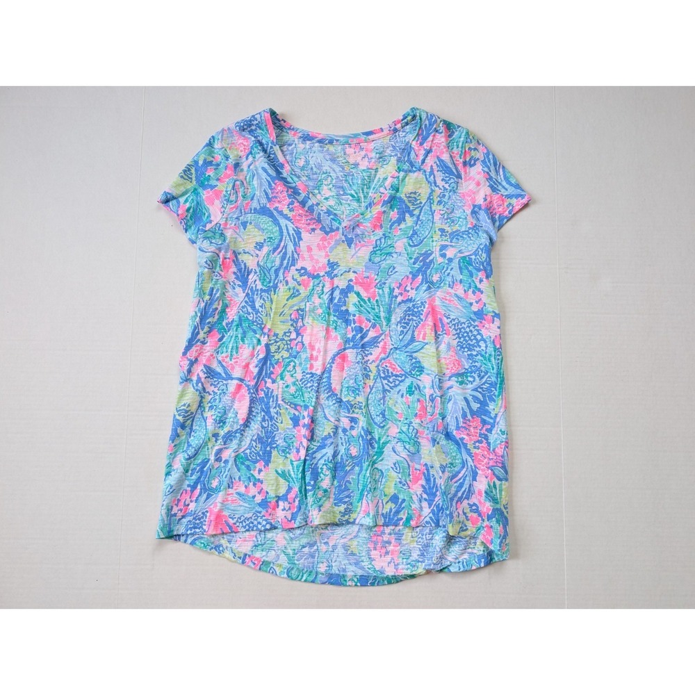 Lilly‎ Pulitzer Etta V Neck Top Lot of 4 Womens Small 20710 Different Patterns - Picture 11 of 14